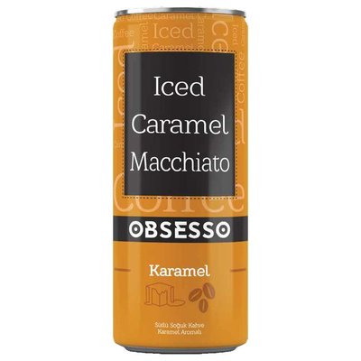 OBSESSO ICE KOFFIE CARAMEL MACCHIATO 12X250 ML