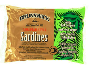 BRUNSWICK SARDINES MET PEPER 12X106 GR